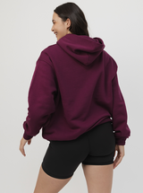 Heritage Hoodie In Mulberry