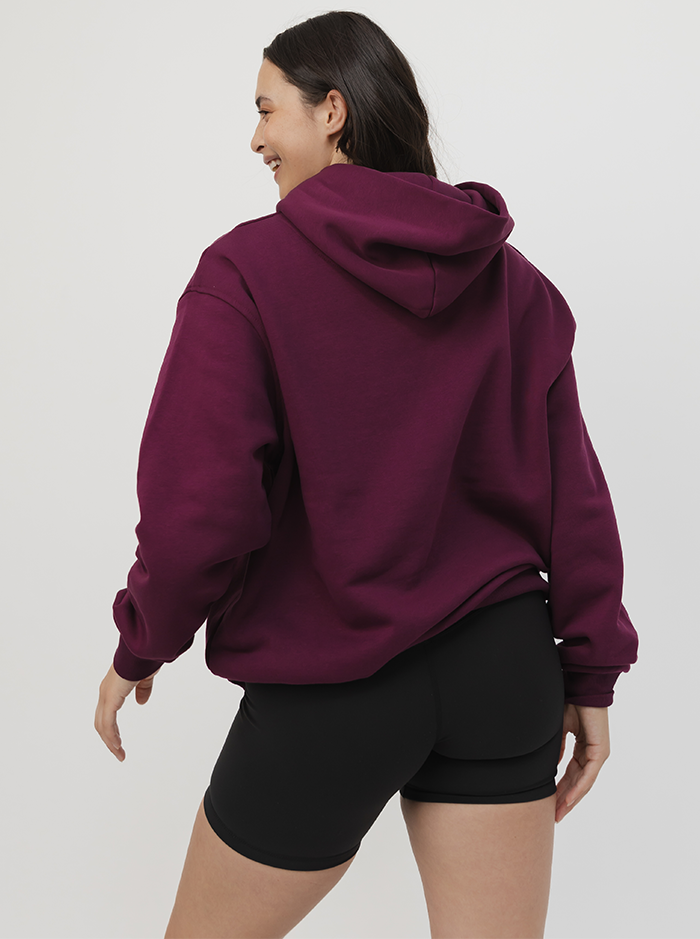Heritage Hoodie In Mulberry
