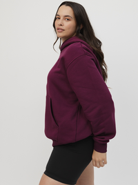 Heritage Hoodie In Mulberry