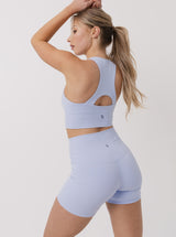 Mellow Longline Bra in Bluebell