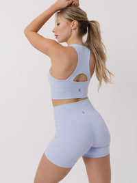 Mellow Longline Bra in Bluebell