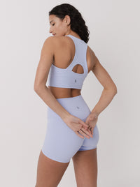 Mellow Longline Bra in Bluebell