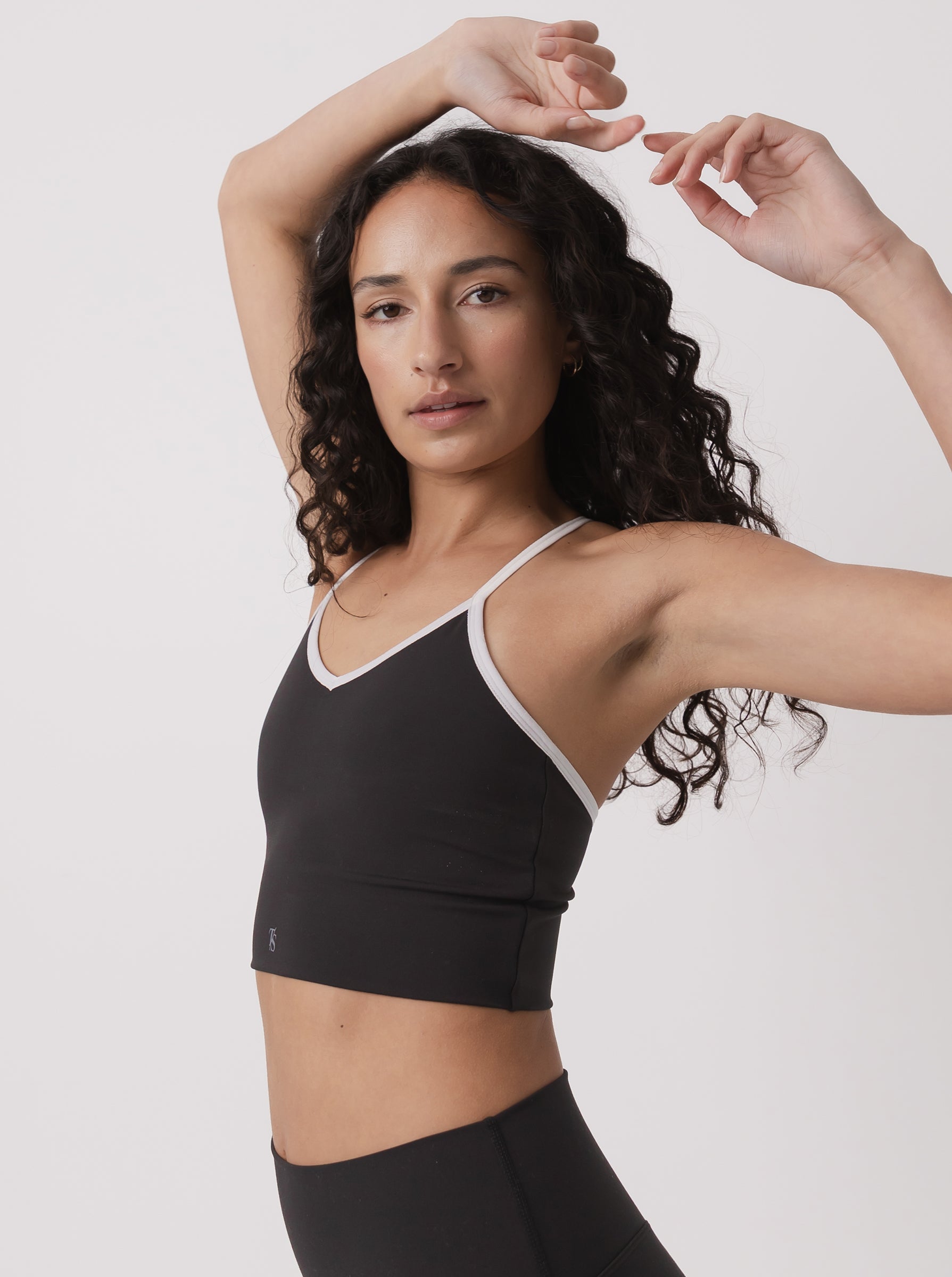 Retro Bra in Black