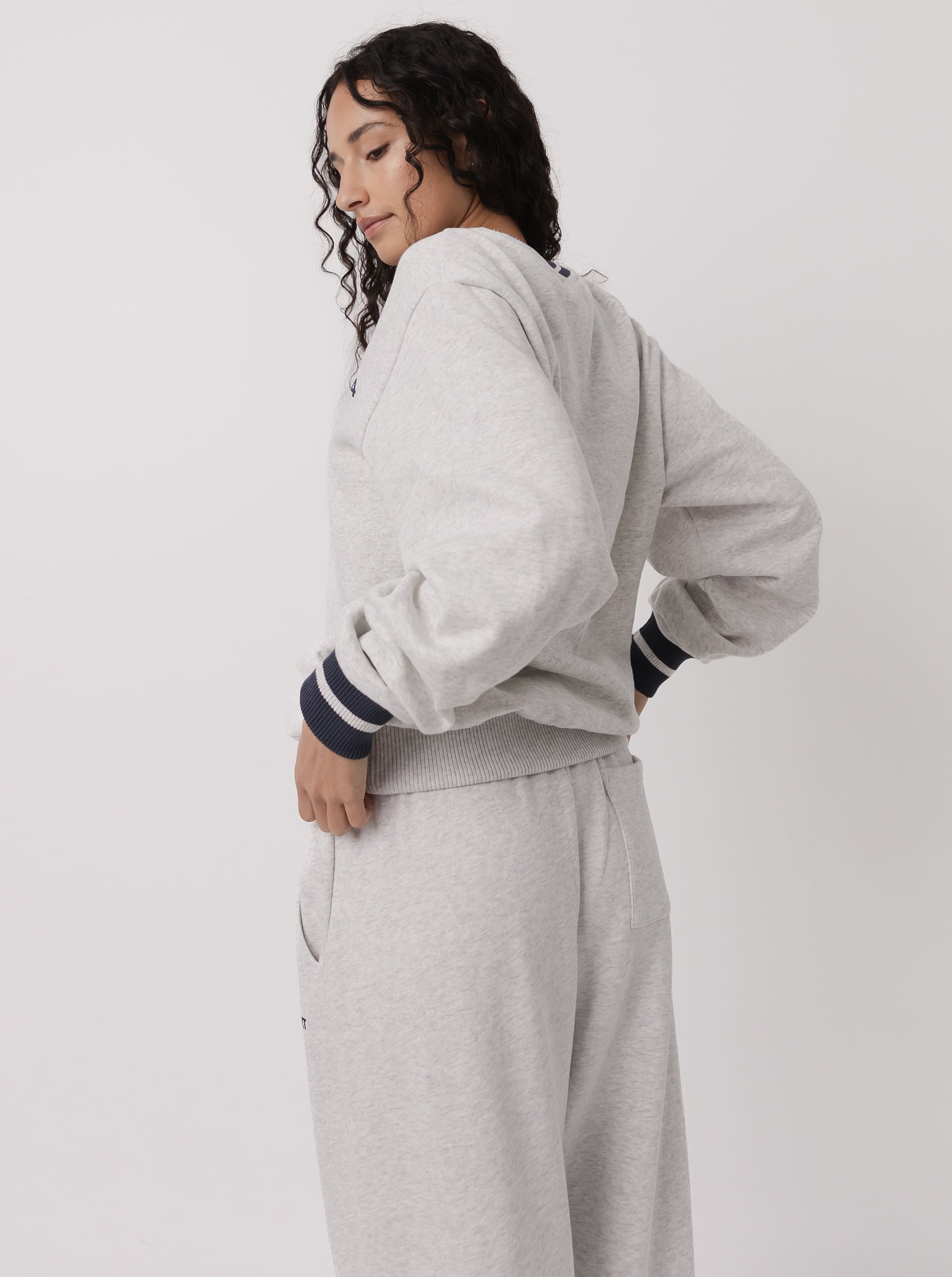 TS Crewneck in Cloud