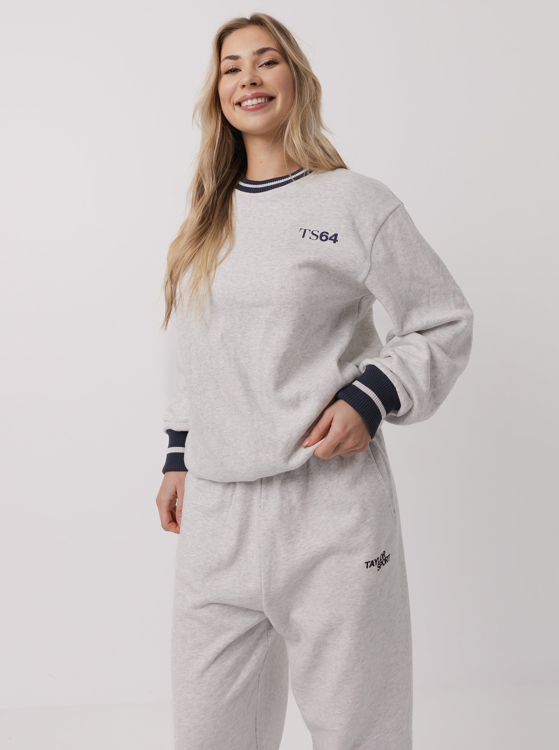 TS Crewneck in Cloud