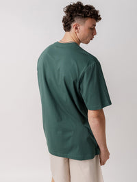 Blur Logo Track Tee in Stadium Green
