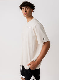 Pursuit Track Tee in White