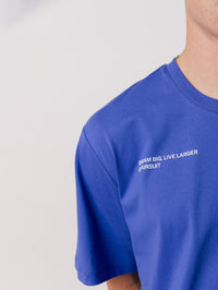 Dream Big Track Tee in Royal Blue