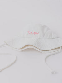 Holiday Bucket Hat in Off White