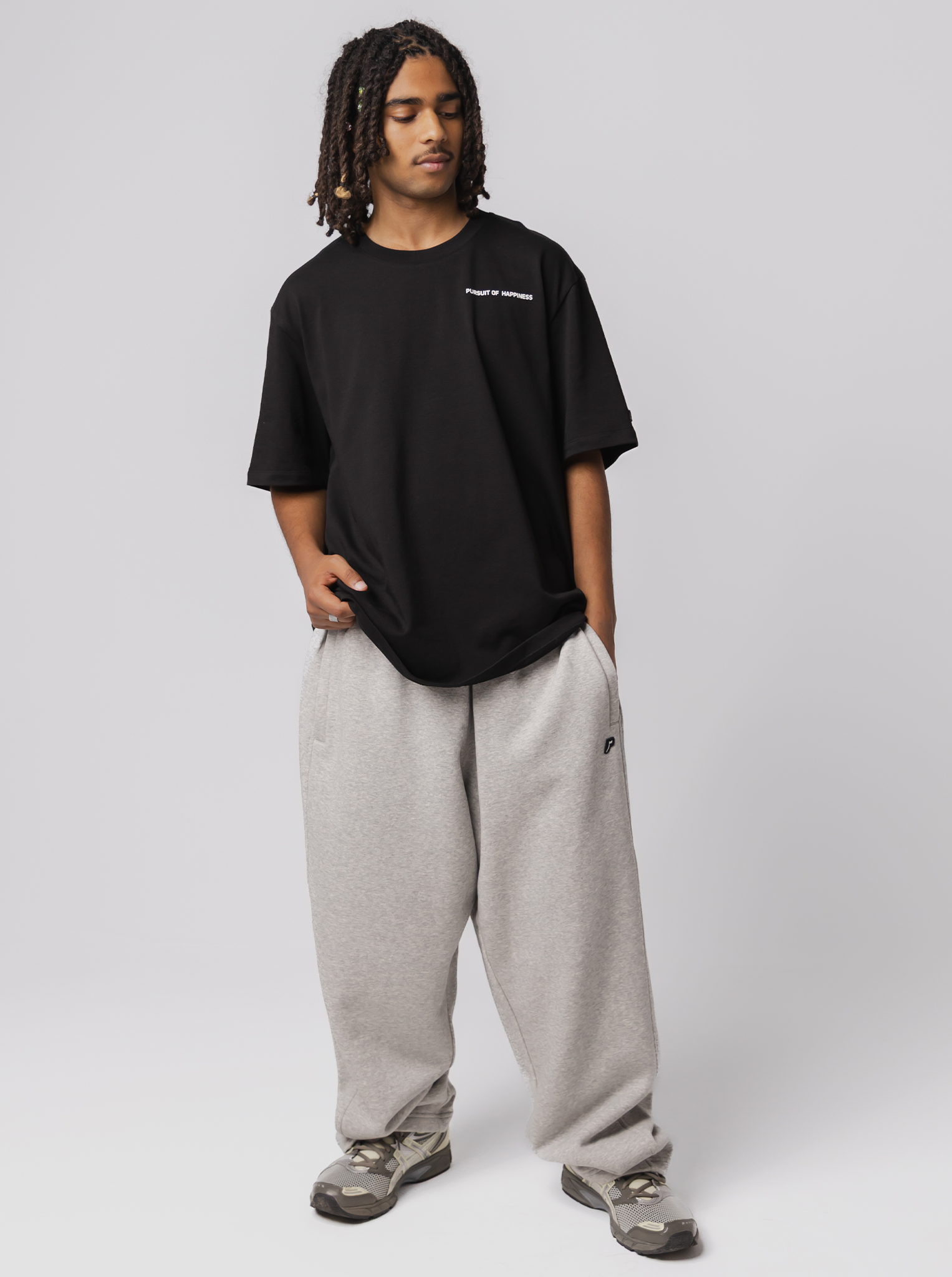 Straight Sweatpant in Champion Grey
