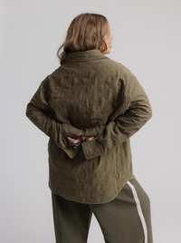 Collared Quilted Jacket