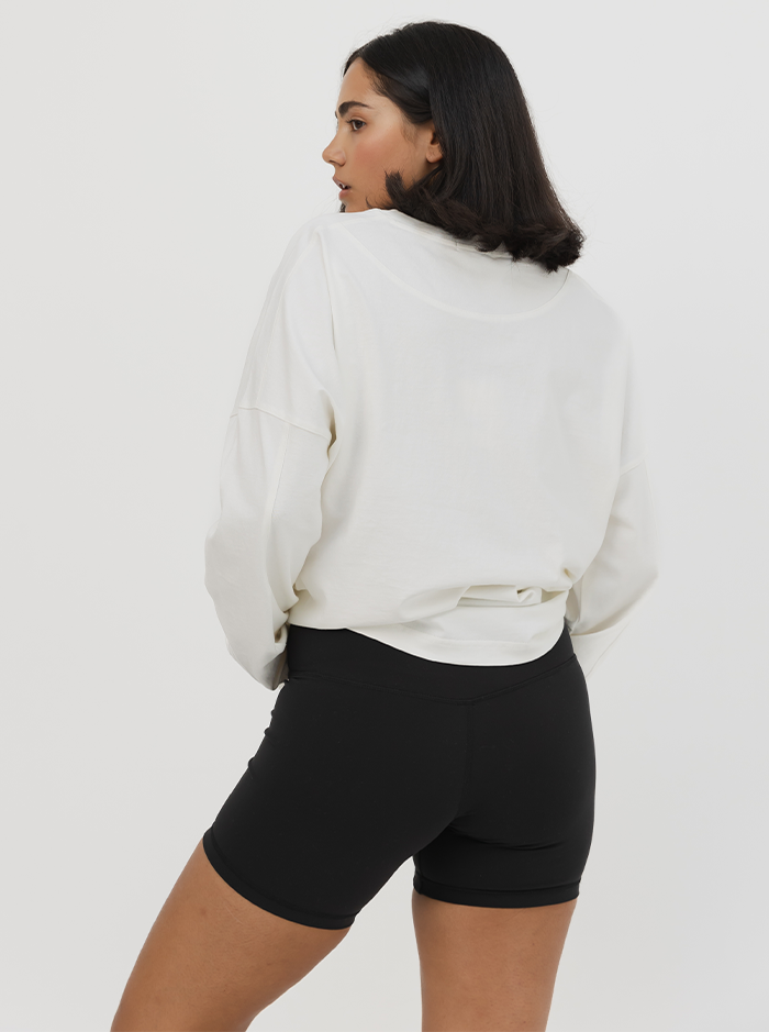 Essential Long Sleeve In White