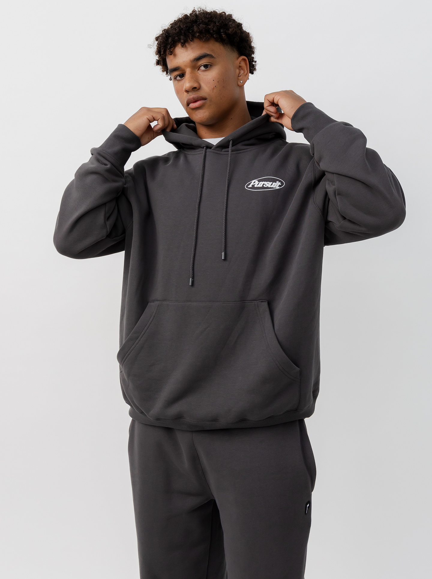 Happiness Heavyweight Pullover In Charcoal