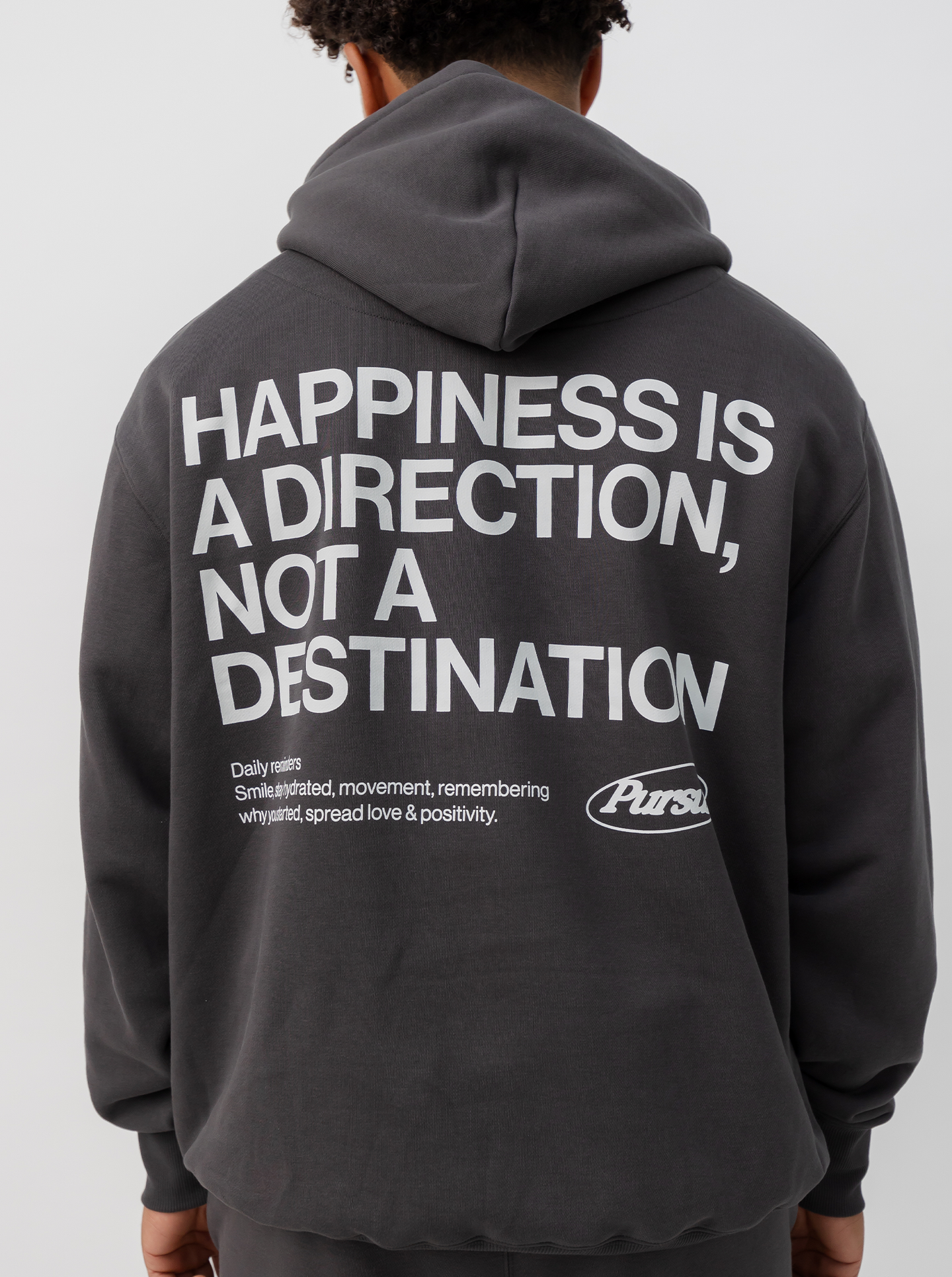 Happiness Heavyweight Pullover In Charcoal