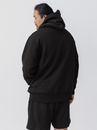 Varsity Heavyweight Pullover in Court Black
