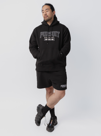 Varsity Heavyweight Pullover in Court Black