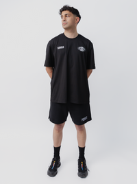 Athletic Track Tee in Court Black
