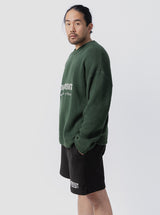 Pursuit Embroidered Knit in Stadium Green