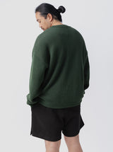 Pursuit Embroidered Knit in Stadium Green