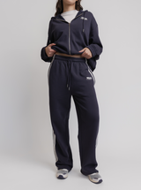 Retro Wide Leg Trackpant in Midnight