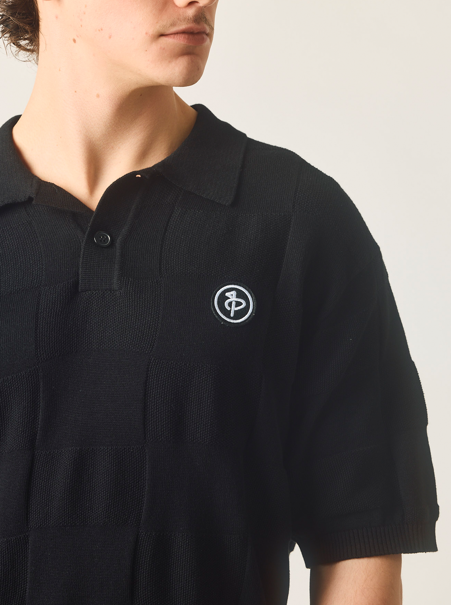 Check Knit Polo