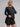 Taylor Long Sleeve Run Top in Black