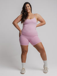 Mellow Strappy Tank in Ballerina