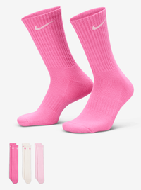 Cushioned Crew Socks 3 Pack Unisex