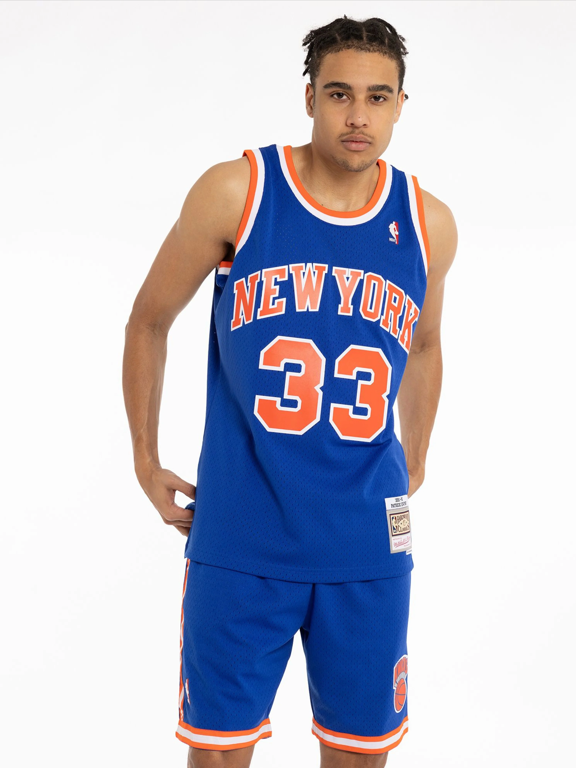 New York Knicks Patrick Ewing Road Swingman Jersey