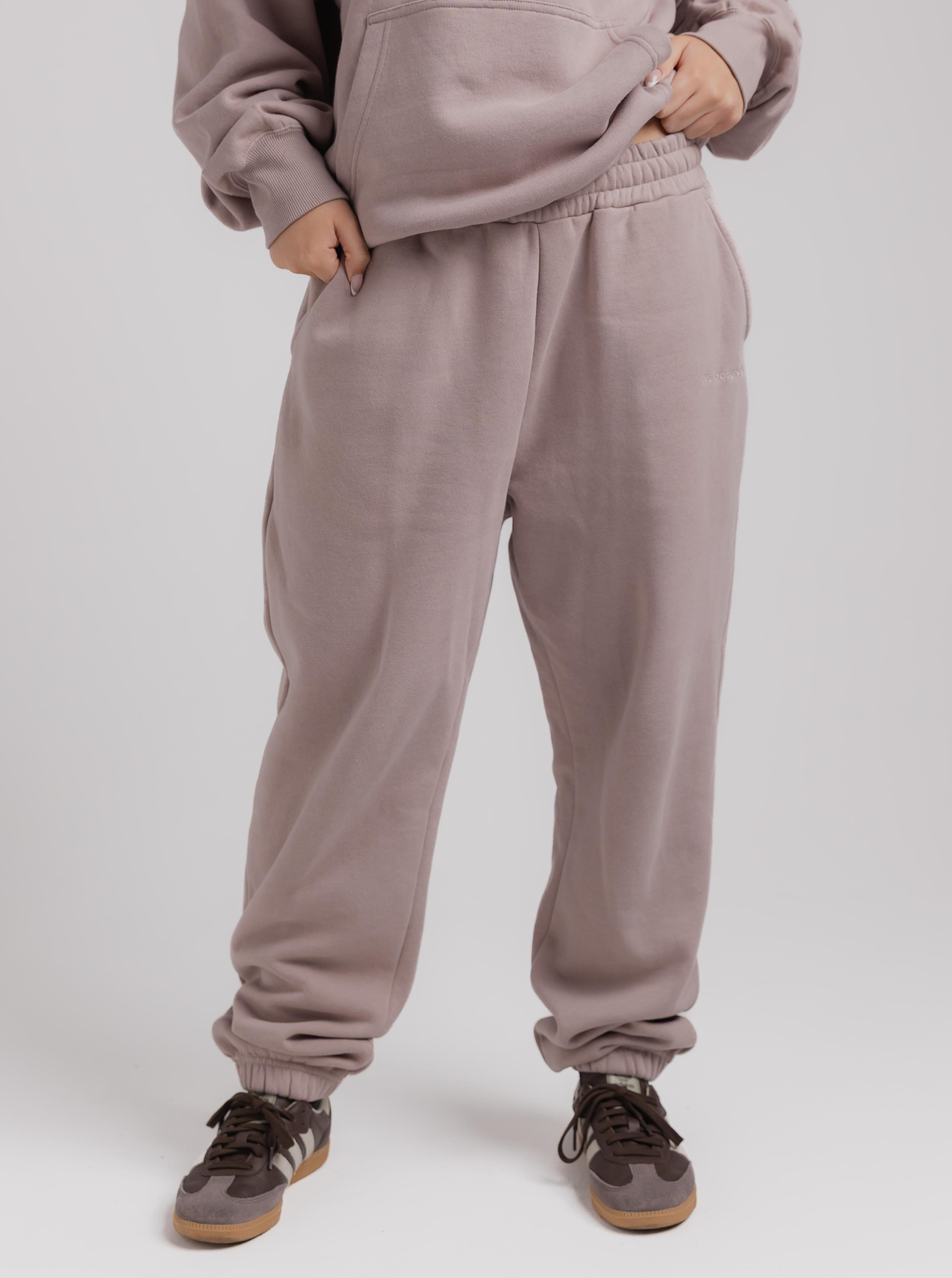 Classic Joggers In Taupe