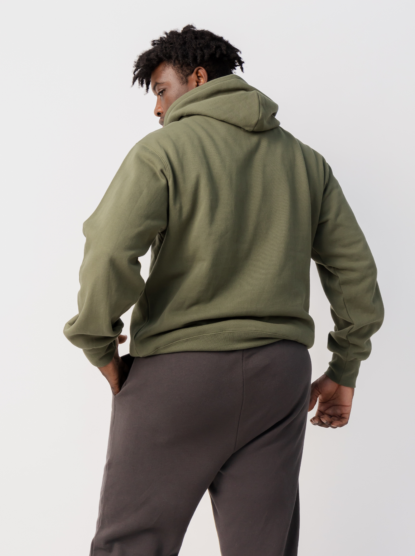 Classic Hoodie In Fern