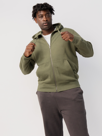 Classic Full Zip in Fern