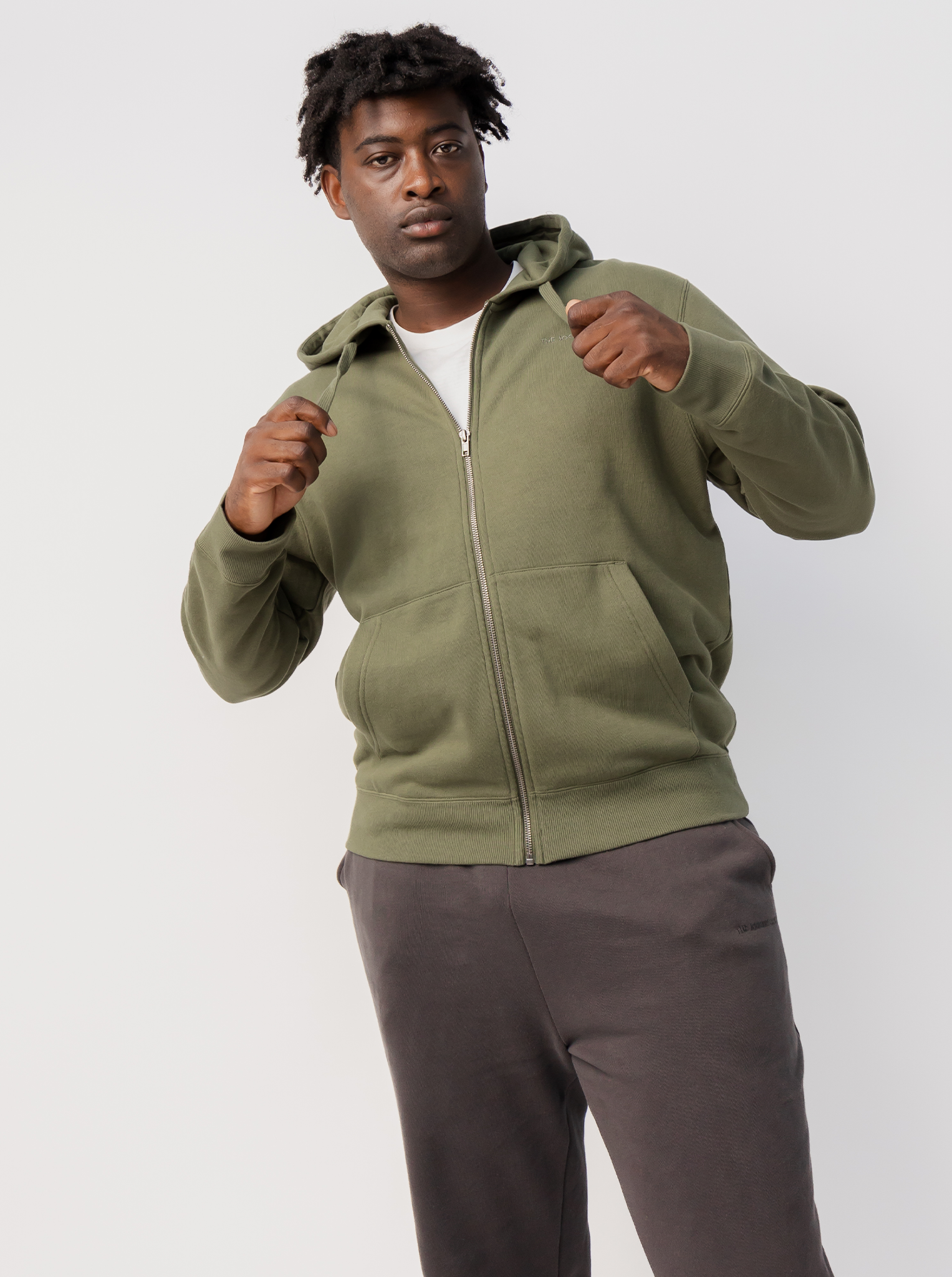 Classic Full Zip in Fern