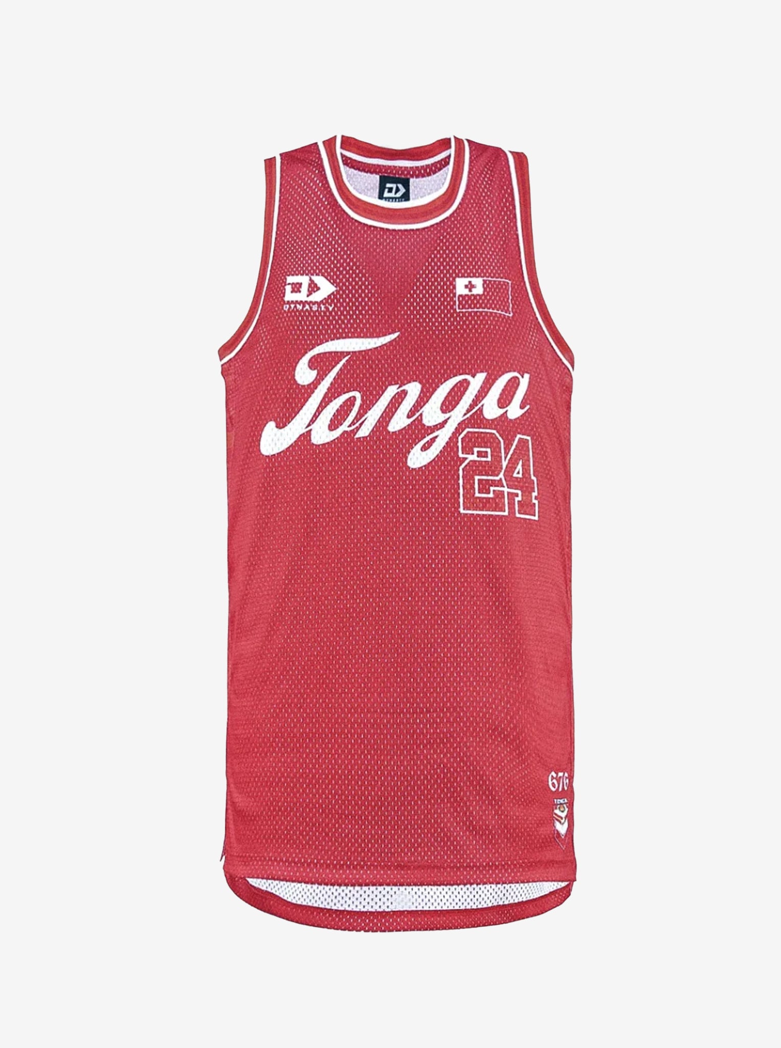2024 Tonga Rugby League Men's Basketball Singlet