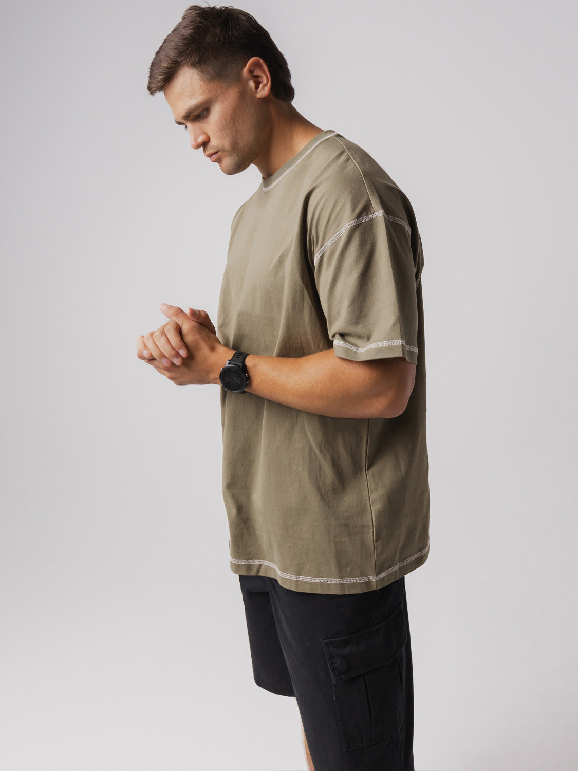 Contrast Stitch Tee