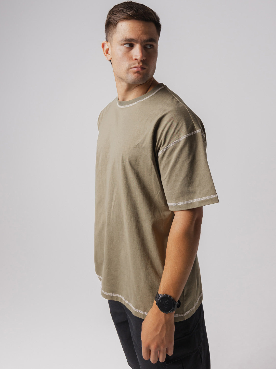 Contrast Stitch Tee