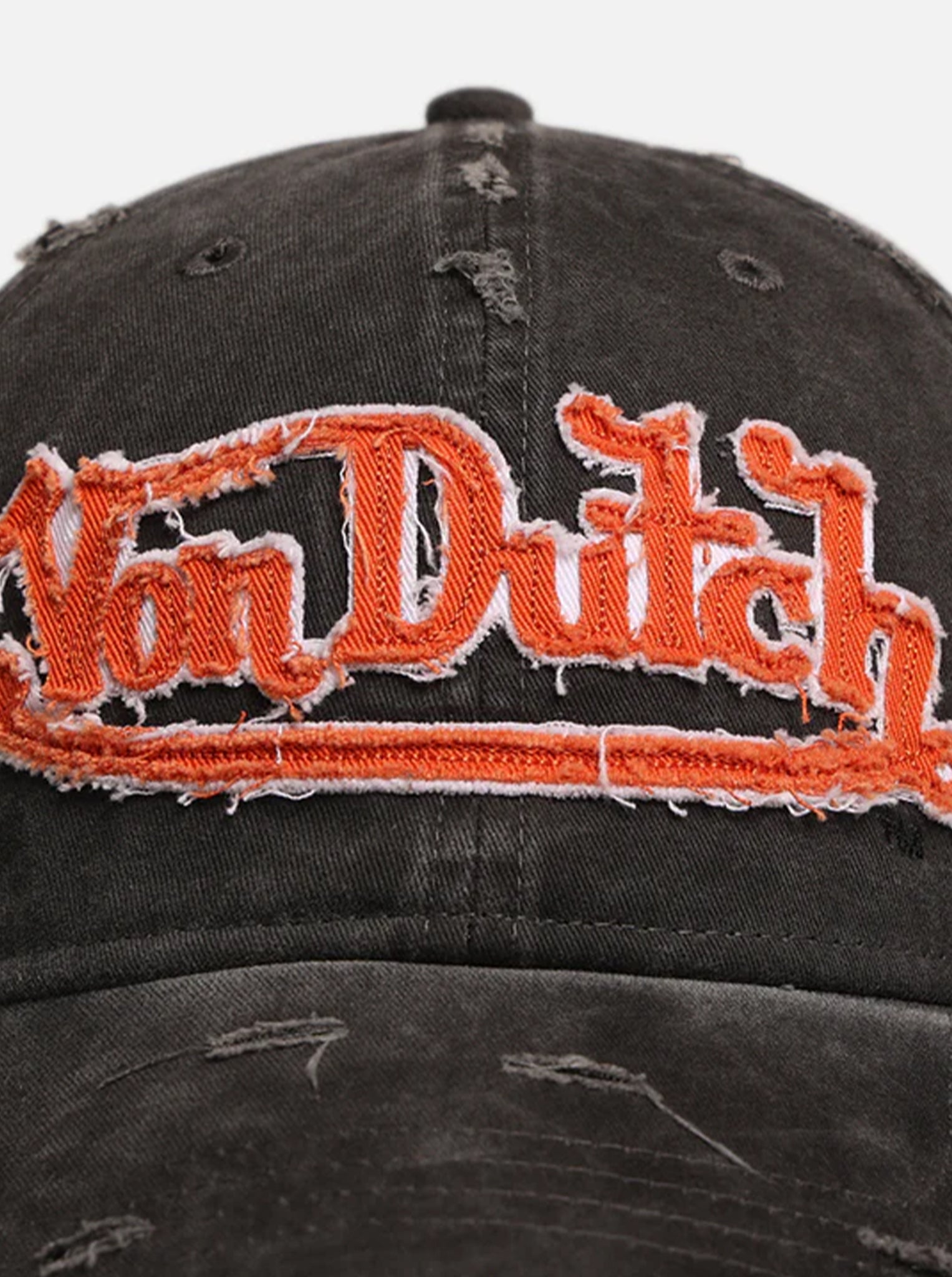 Shop Von Dutch Dad Hat in Washed Black | Stirling Sports NZ