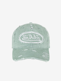 Distressed ZigZag Dad Cap