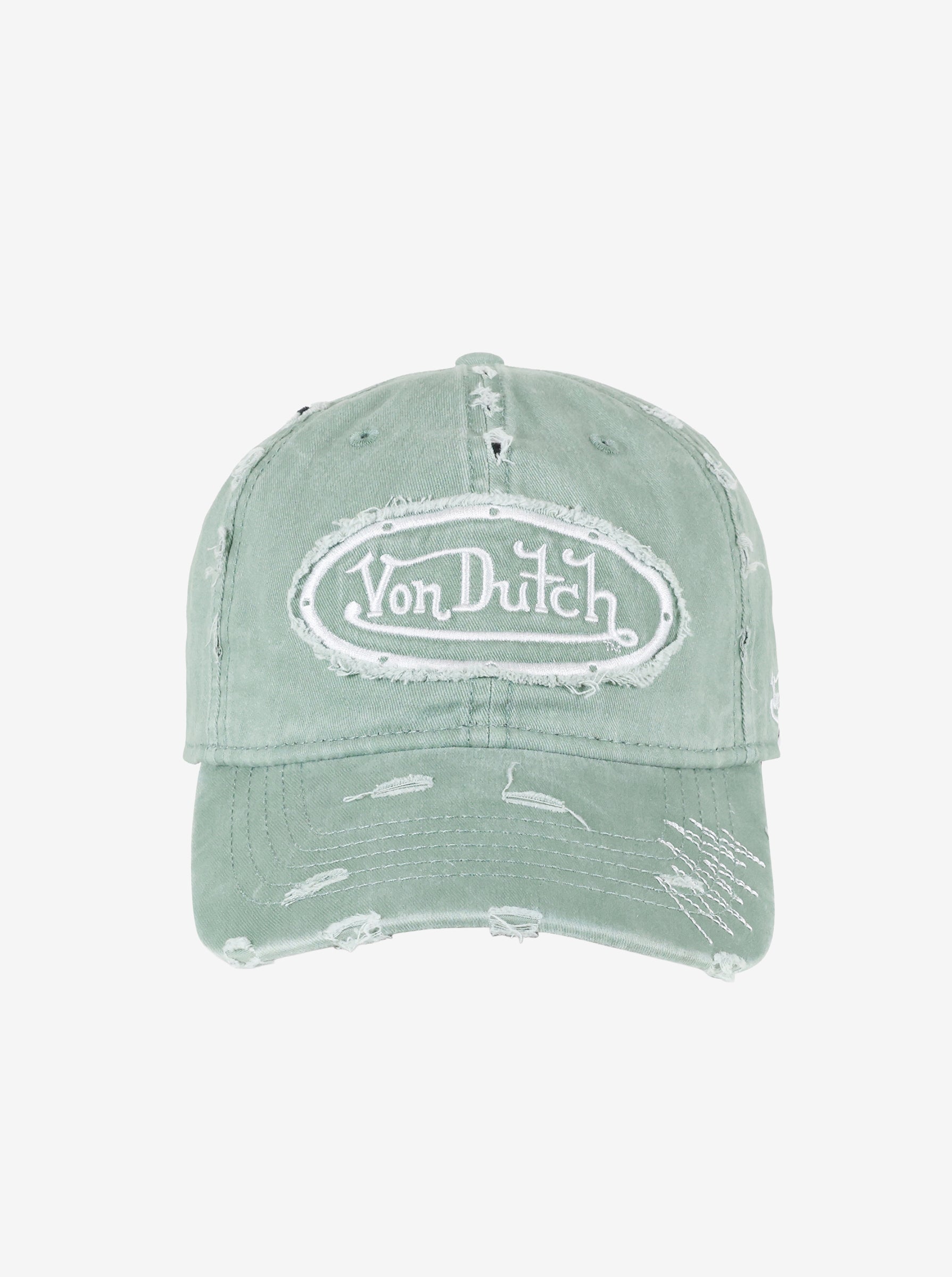 Distressed ZigZag Dad Cap