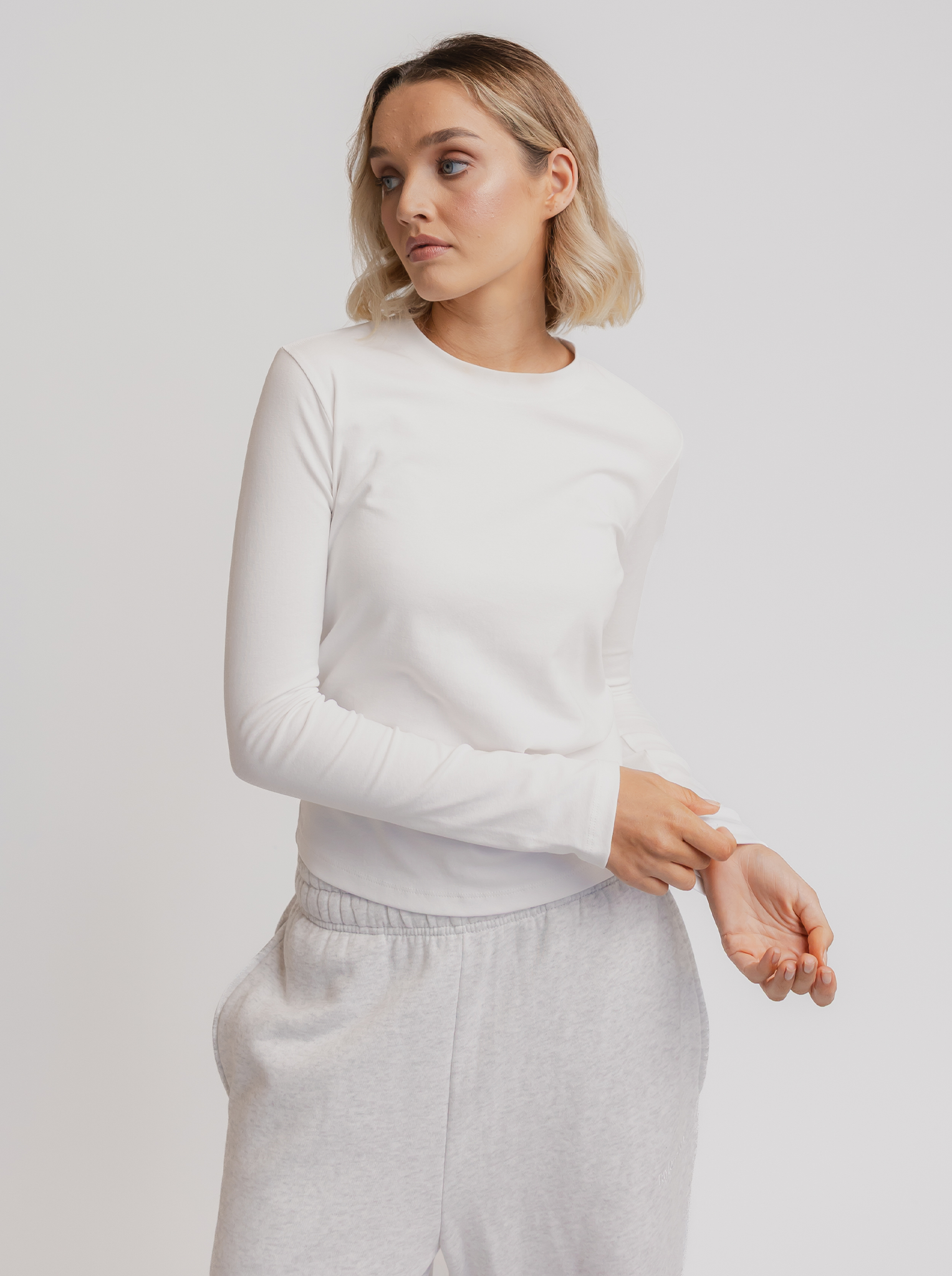 Everyday Long Sleeve in White