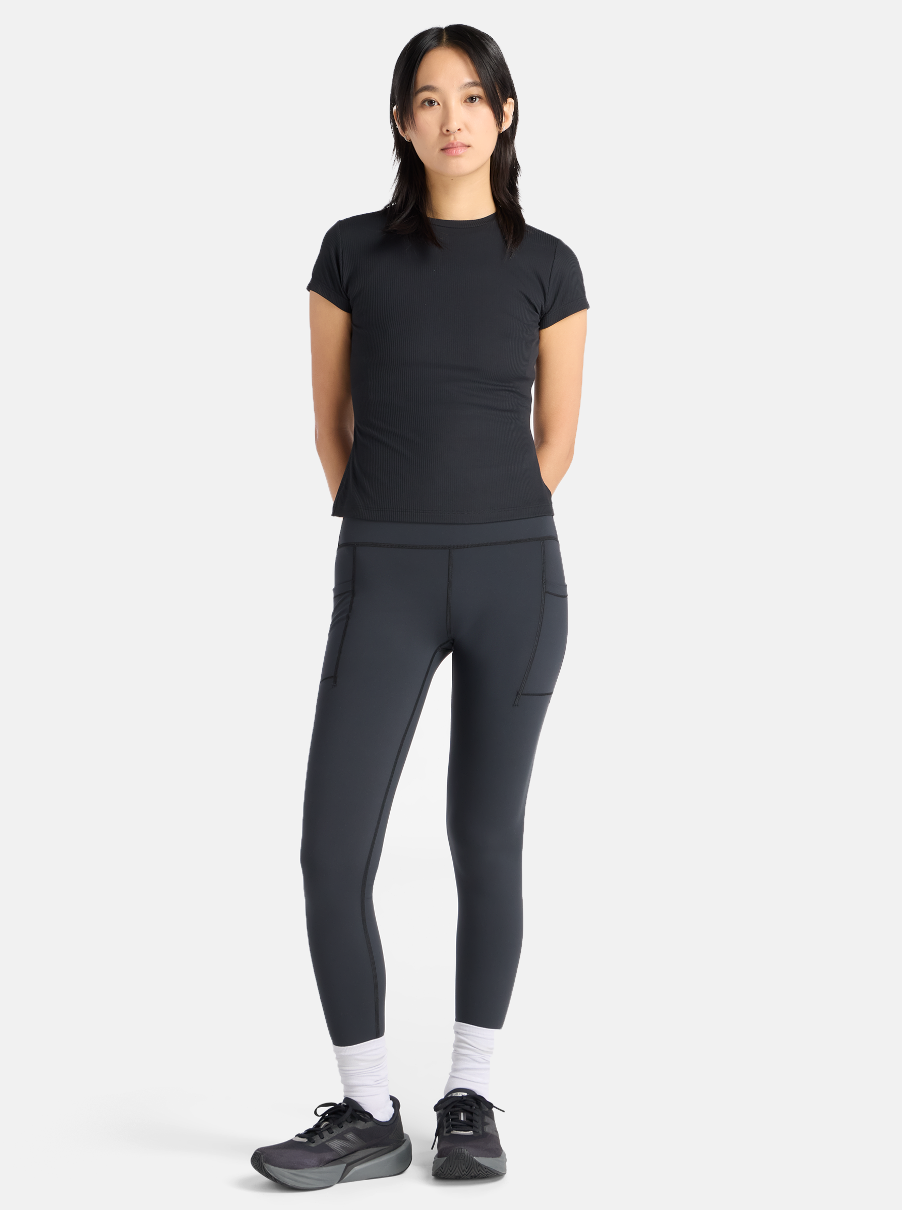Ribbed Fitted T-Shirt