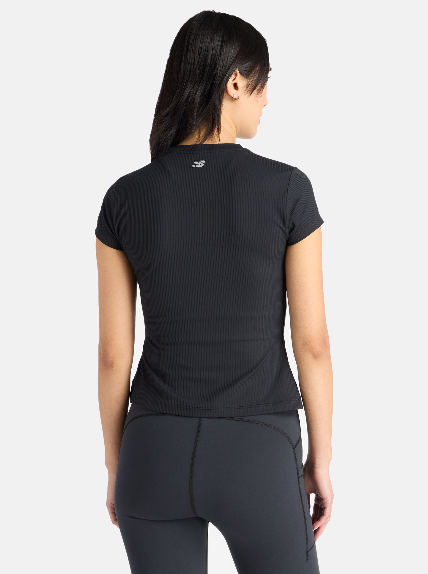 Ribbed Fitted T-Shirt