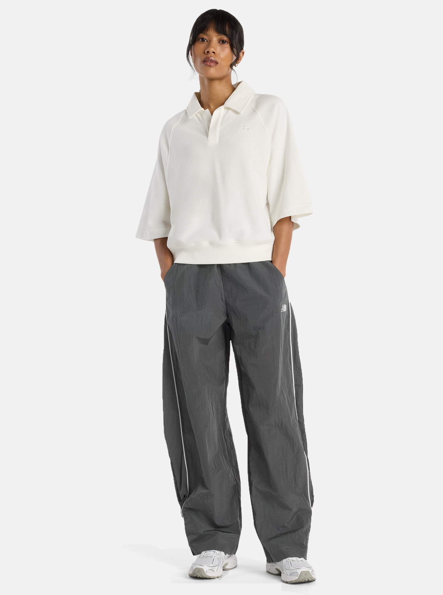 Coastal Fleece Oversized Polo