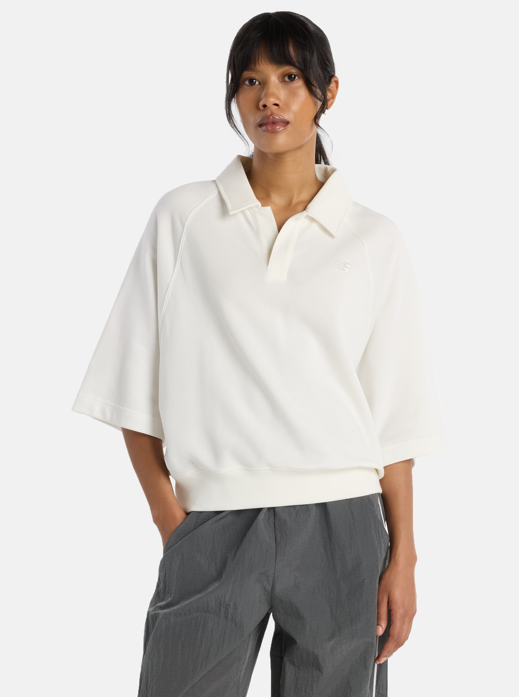 Coastal Fleece Oversized Polo