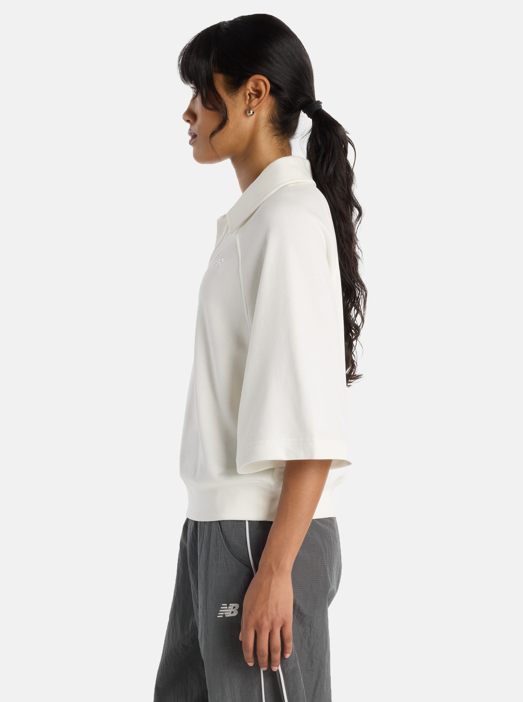 Coastal Fleece Oversized Polo