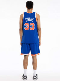 New York Knicks Patrick Ewing Road Swingman Jersey
