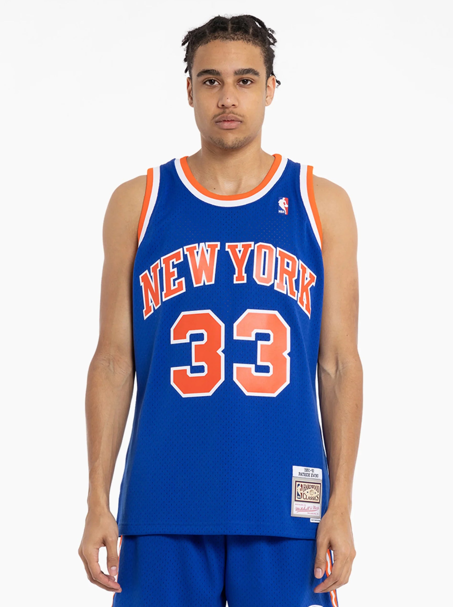 New York Knicks Patrick Ewing Road Swingman Jersey